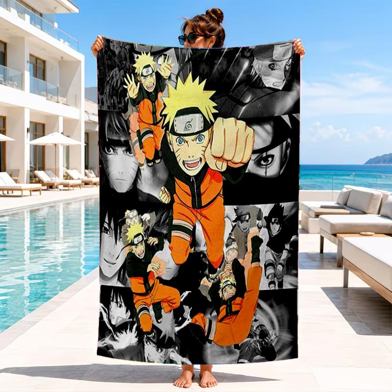 Ninja Team Adventures Beach Towel, Microfiber Beach Towel, Perfect For Pool, Beach, Travel, Home Decor Beach Party Fan gifts