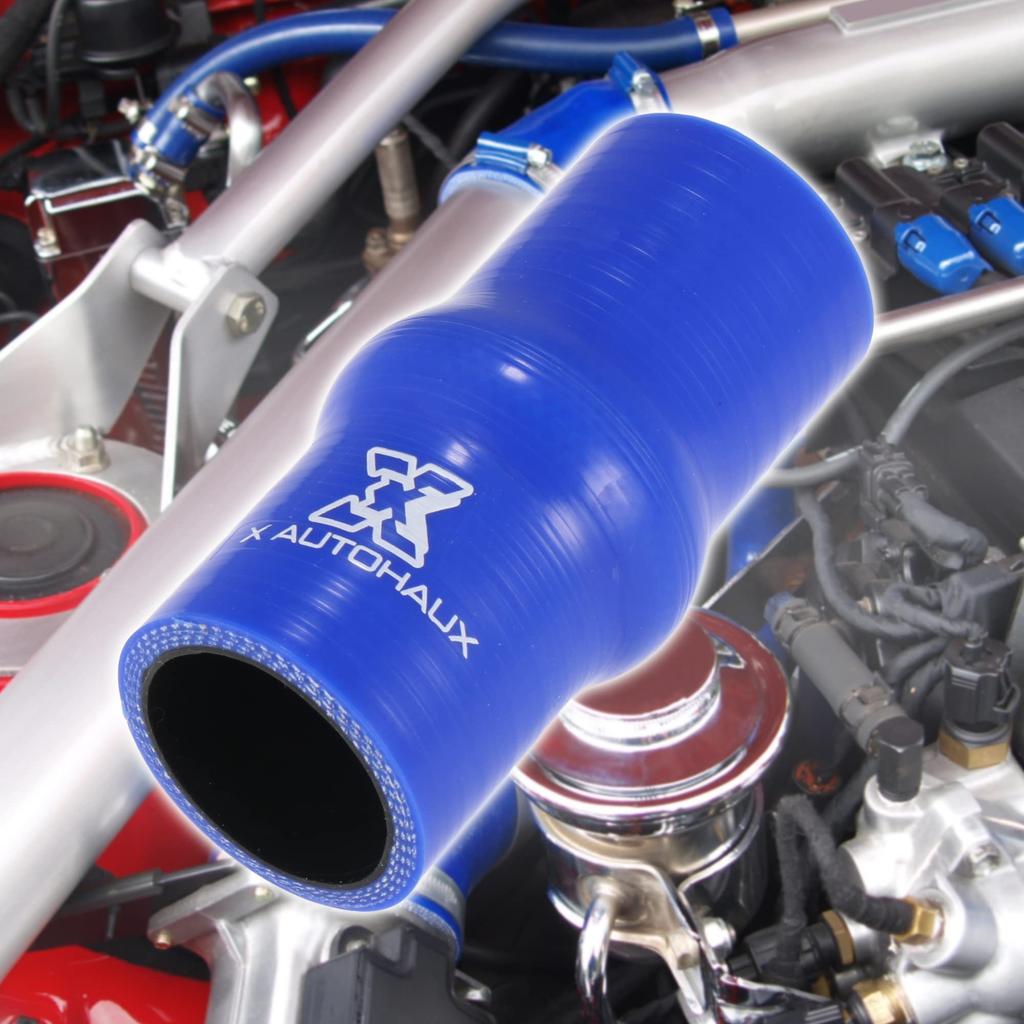 X AUTOHAUX Hump Silikonschlauch, Silikon Hump Schlauch, Ladeluftkühler, 4-lagig verstärkt, Kraftstoffschlauch,