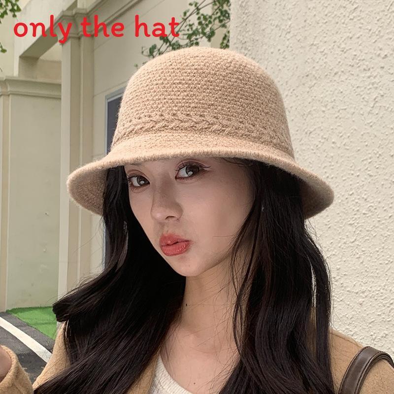 Knitted Fashionable Fishermans Hat With Weaving Pattern Design For Daily