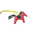 Hermes Bag Charm Anyo Miro Rodeo MM Key Ring Lambskin Rose Azalea X Malachite  Used