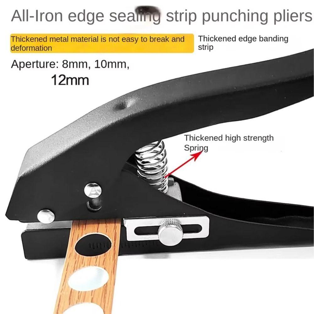 Punching Hole Circle Hole Puncher 8-15mm Eyelet Puncher Portable Hole Punch Plier