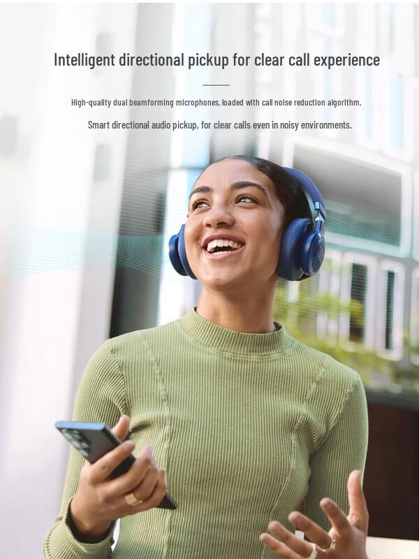 JBL LIVE 770NC Over-Ear Wireless Noise-Cancelling Headphones