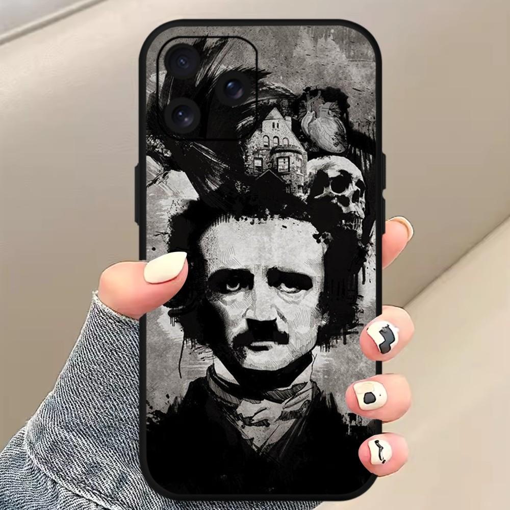 

Чехол для телефона Edgar Allan Poe для Samsung S20 S21 S22 S23 S24 Note 20 4G 5G Plus Ultra Black Soft Shell SamsungS20fe