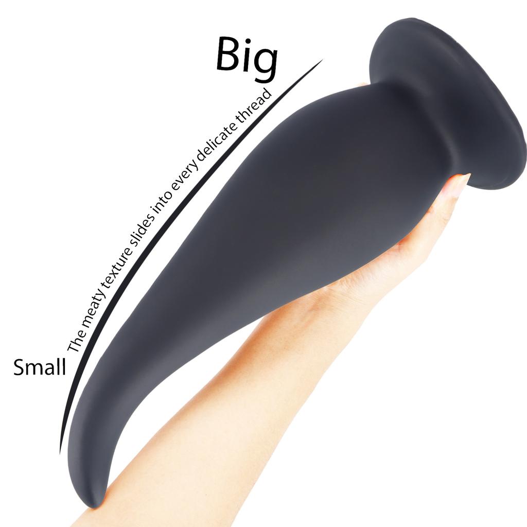Extra Large Thick Tail Butt Plug - Silicone Anal Expansion Toy for Men & Women, Adult Sex Toy