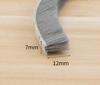 5/10M 7 X 12mm Adhesive Brush Strip Window Sealing Strip Felt Draught Excluder Wool Pile Weatherstrip Sound Insulation Seal