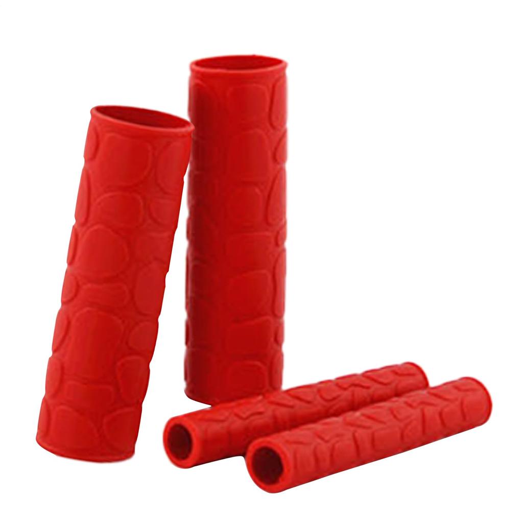 Patonde Motorsykkel Grepsdeksel, Motorsykkel Styredeksel - Motorsykkel Grepsdeksel Sklisikker Gummi Bremse