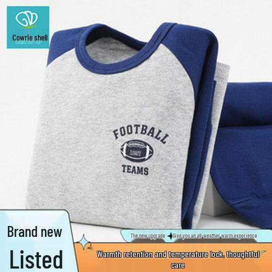 Warme Ondergoedset met Fleecevoering voor Kinderen - Herfst/Winter Pyjama's voor Jongens