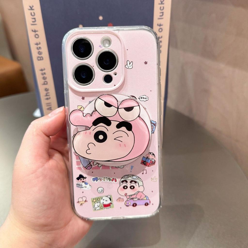 Cartoon Character for Apple 17promax Cute 16 Magnetic Suction 15 Bracket 14 Female 13iphone12 Mobile Phone Case