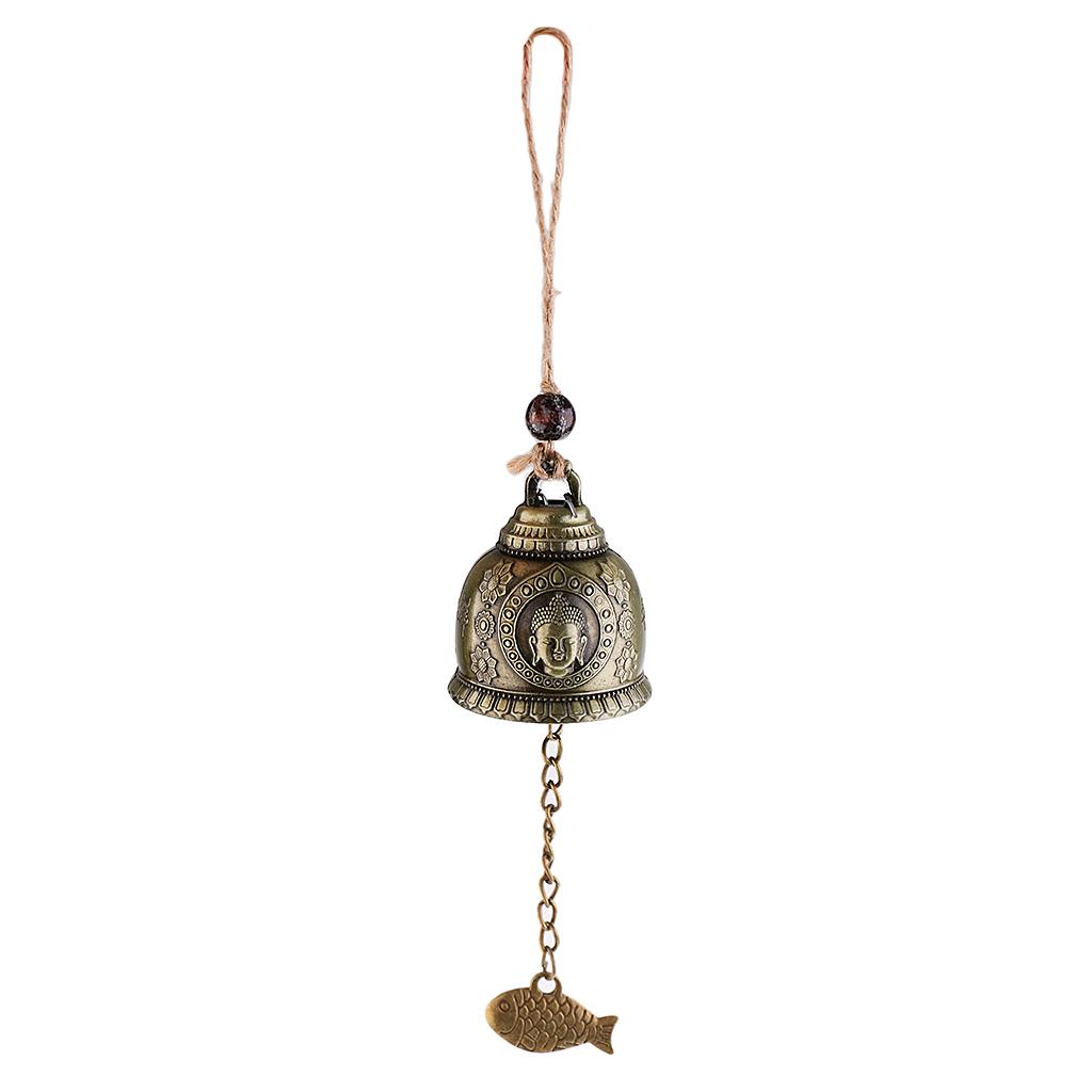 Feng Shui Bell Buddha Patio Tree Car Interiors Hanging Charm Wind Chime