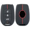 For Renault Captur Symbol Trafic Fluence Koleos 2016-2020 Megane 2017 Silicone 3 Button Car Remote Key Cover Case Shell Holder