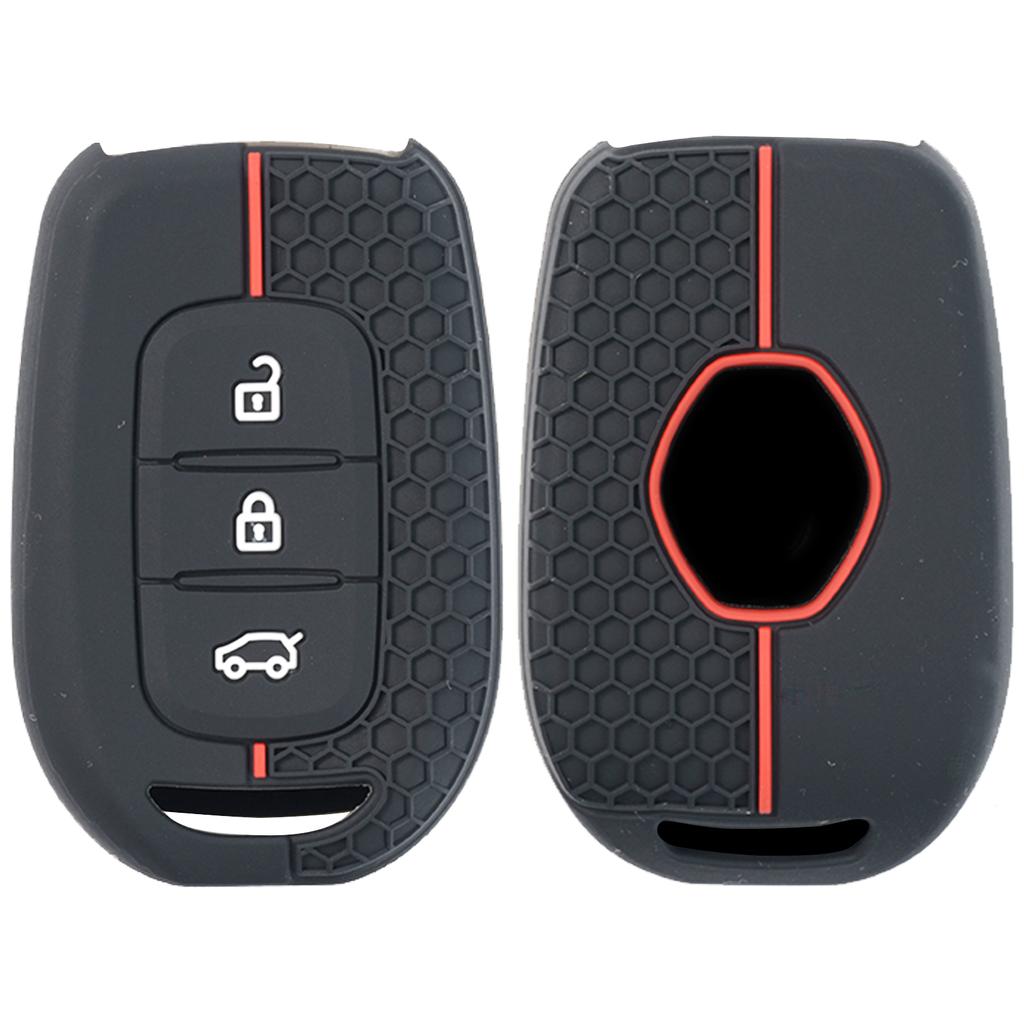 For Renault Captur Symbol Trafic Fluence Koleos 2016-2020 Megane 2017 Silicone 3 Button Car Remote Key Cover Case Shell Holder