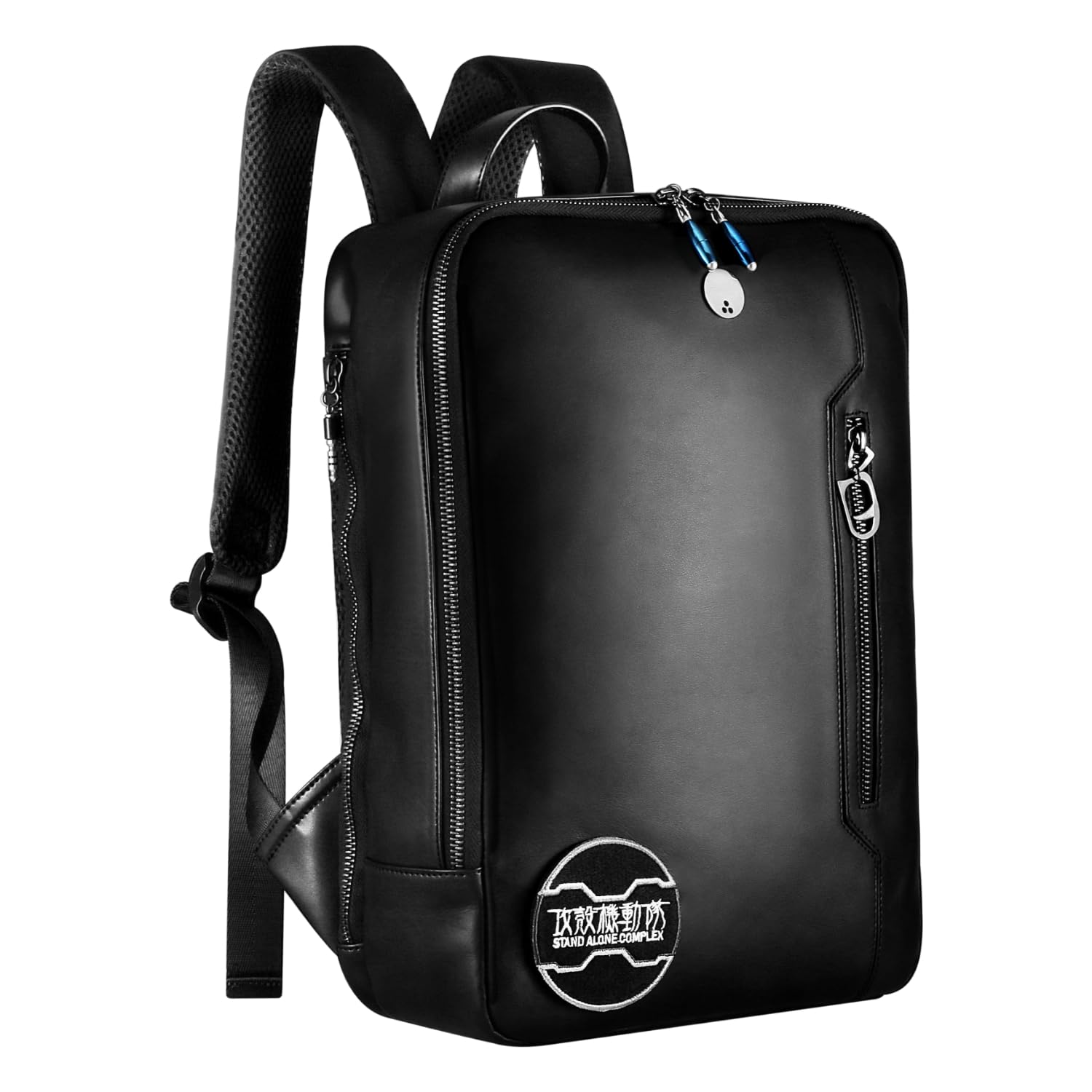 Ghost in the Shell Leather Backpack [FULTON] S.A.C. чёрный