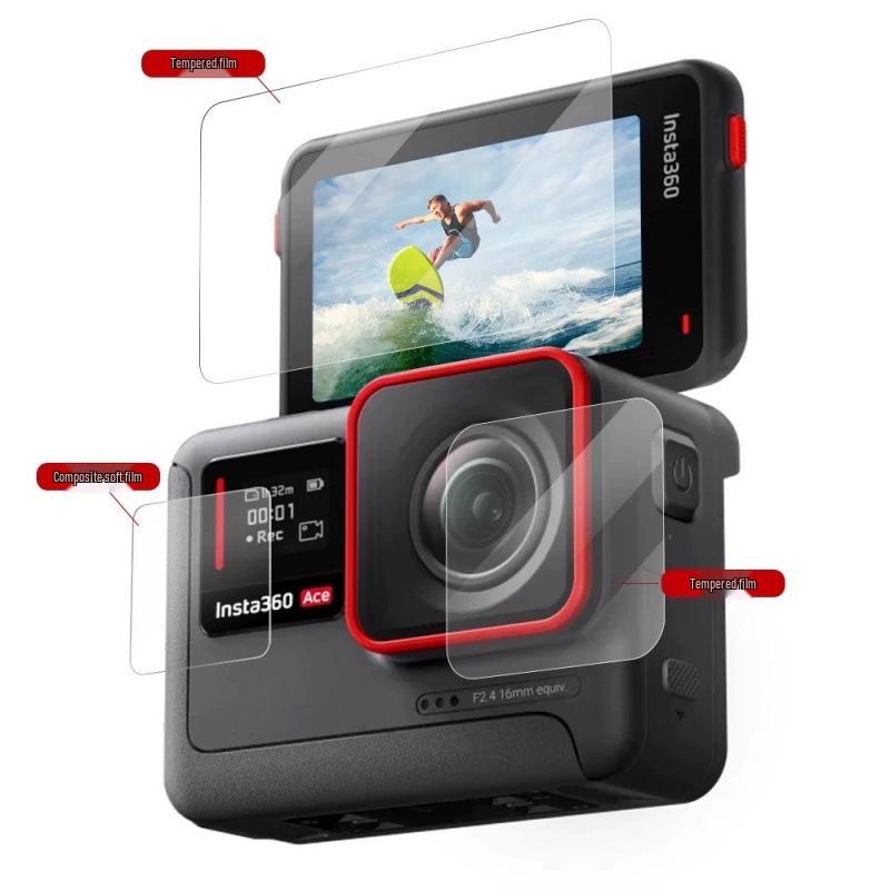 Insta360 AcePro2 Camera Accessories: Riding Headband, Chest Strap, Backpack Clip, Motorcycle Mount