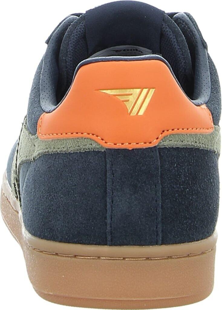 Кроссовки Gola Equipe II Suede navy/light khaki/moody orange