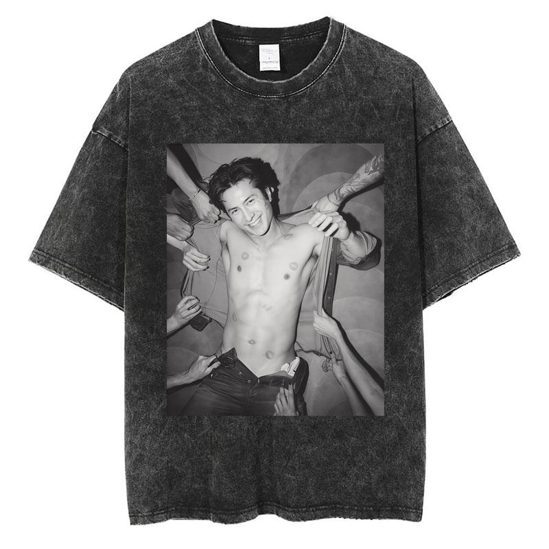 Washed Heated Rivalry Hollander Ilya Graphic T Shirt Men Women Fashion Vintage Yk T Shirt Cotton Oversized Casual T Shirts