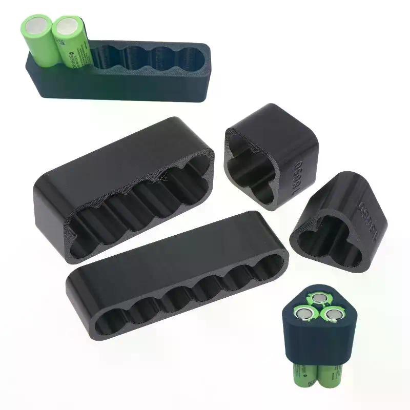 1/4 Stück 18650 Lithium-Batterie Punktschweißvorrichtung - Fester Montagehalter zur Positionierung für Batteriepaket-Schweißen