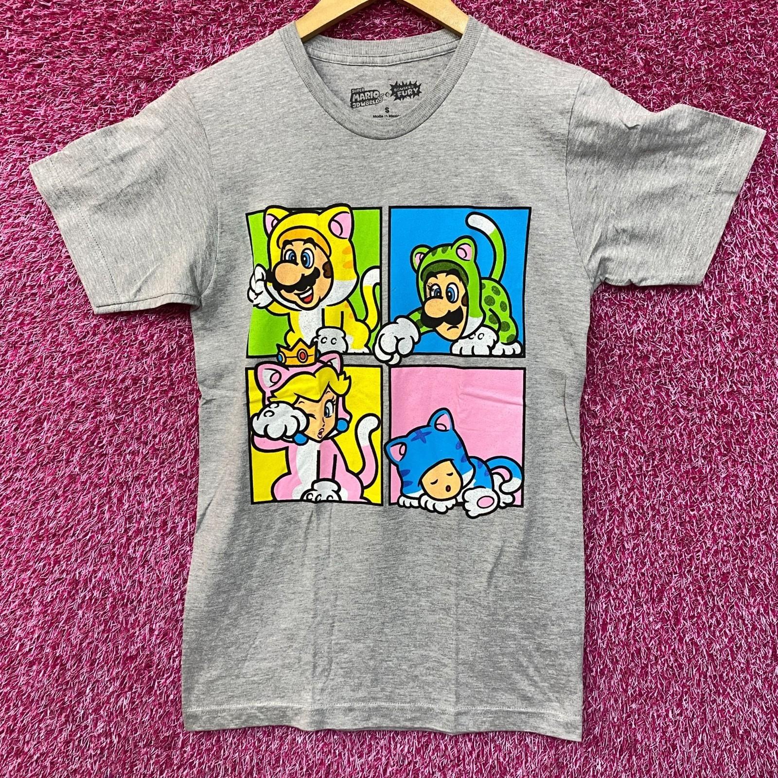 Super Mario 3D World Bowser s Fury Character Cat Costume T-Shirt M
