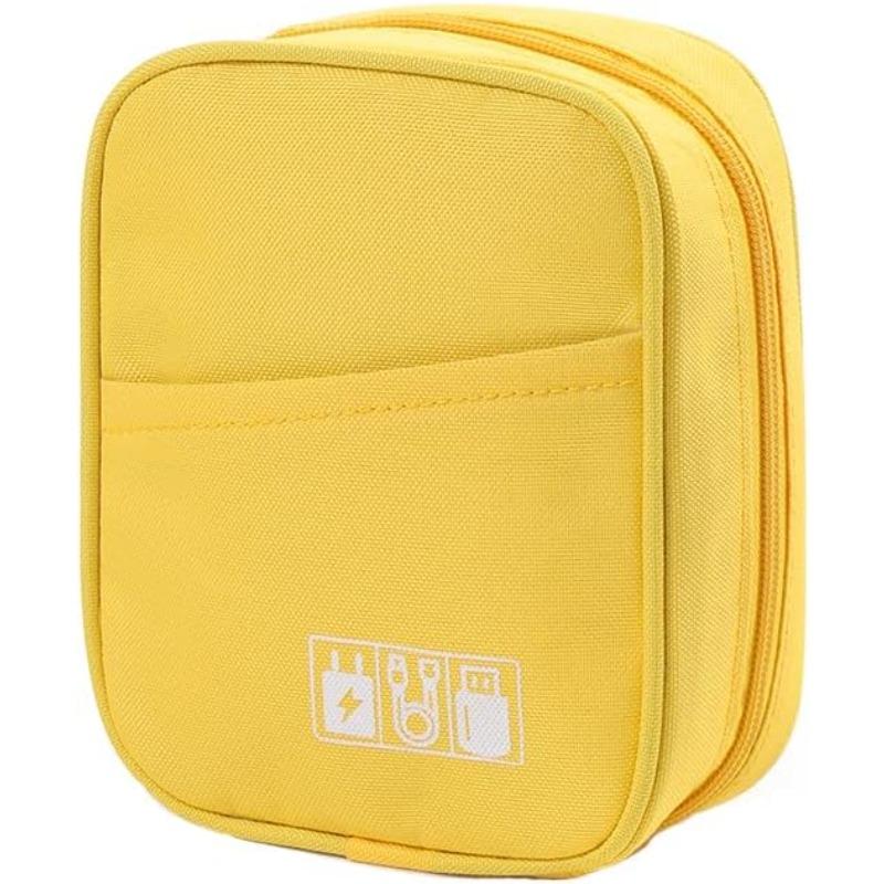 Borsa Porta Accessori Digitali Compatibile per Caricabatterie Laptop, Mouse, Cuffie e Articoli da Toeletta - Compatta Elettronica con Gestione Cavi