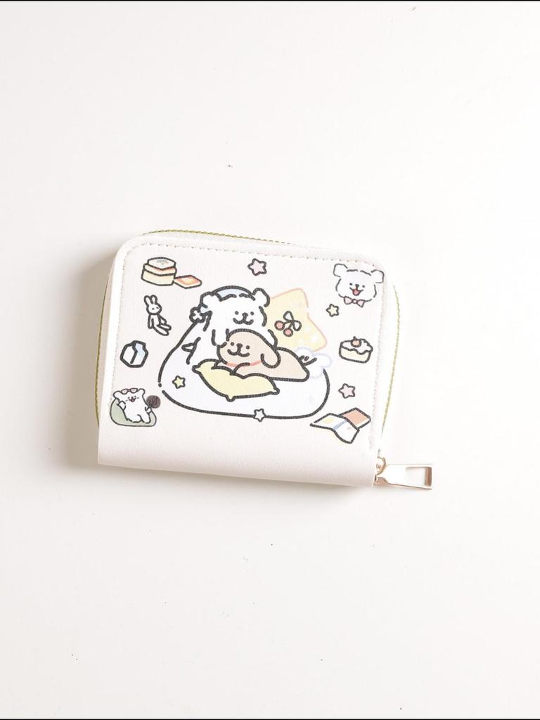 New Cute Cartoon Puppy Coin Purse & Card Holder Lanyard for Girls