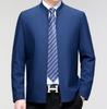 2024 Spring Business Casual Turn-Down Collar Jacket for Middle-Aged Men
