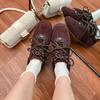 Grape mother summer new retro sports shoes women's thick-soled inner height increase German training shoes women's versatile shallow mouth Forrest Gum