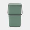 BRABANTIA Poubelle Waste Bin Sort &amp; Go 25 L - Fir Green