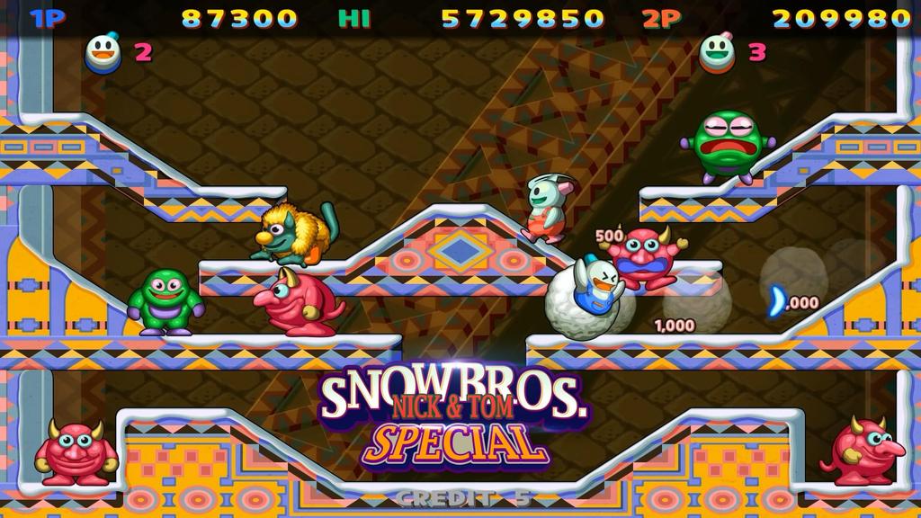 NICK TOM SPECIAL Anniversary Edition Brothers Special Anniversary Switch Original digital wallpaper Snow Brothers DLC code included SNOWBROS. & (Snow