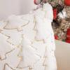 Multipurpose Christmas Pillow Cover Christmas Element Throw Pillows Cover for Home Room Sofa Couch Decoration