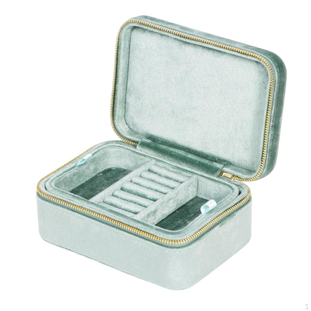 Organizer Box, Container Gift Portable Travel Case Display Er for Necklaces Earring Birthdays
