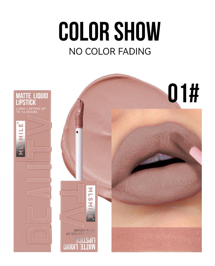 Matte Velvet Long-lasting Lip Gloss Set: Waterproof & Non-stick, Hot European/American Style