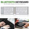 Foldable Bluetooth Keyboard Portable Wireless Rechargeable Ultra Slim Silent Key Board for Phone Accessories