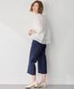 Petit Honfleur Lace Flare Pullover Size L Women's 521098, White,