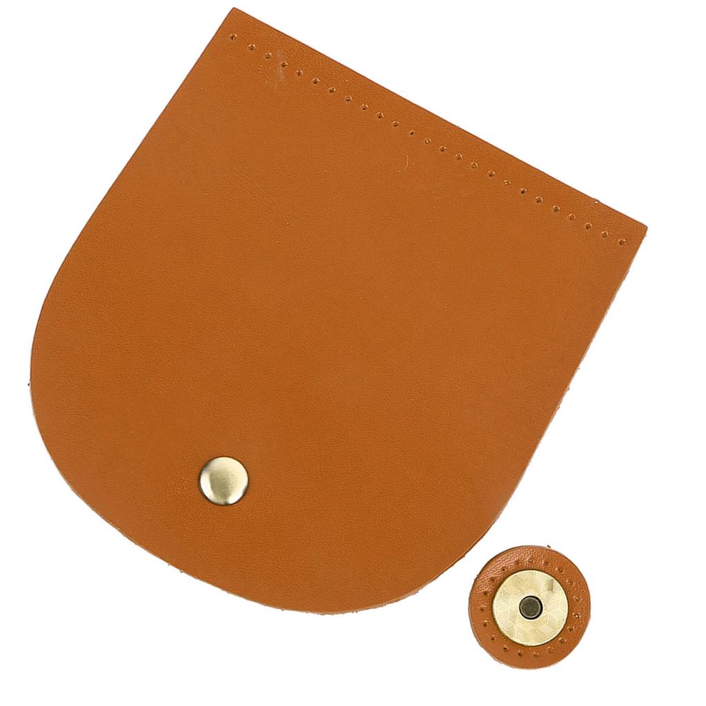 Shoulder Bag Flap Cover Microfiber Leather DIY Hand Sewn Magnetic Snap Flap Cover Replacement for