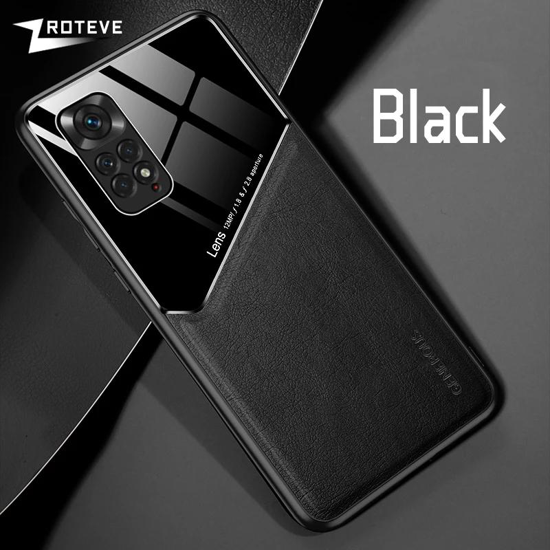 For Redmi Note11 Zroteve PU Leather Car Magnetic Hard PC Cover For Xiaomi Redmi Note 11 S 11S 12S 12 Pro Plus Xiomi Note12 Case
