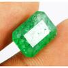 Natural Colombian Green Emerald 10.00 Ct Emerald Cut Certified Loose Gemstone