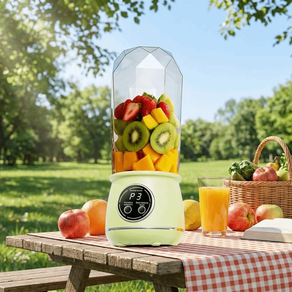 10 Blades Handheld Blender Bottle Wireless Electric Juice Blender Cup  Home Use
