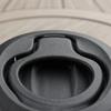 Floor Latch Pull Handle Lock Sandblasted Finish Press Style Textured Recessed Door