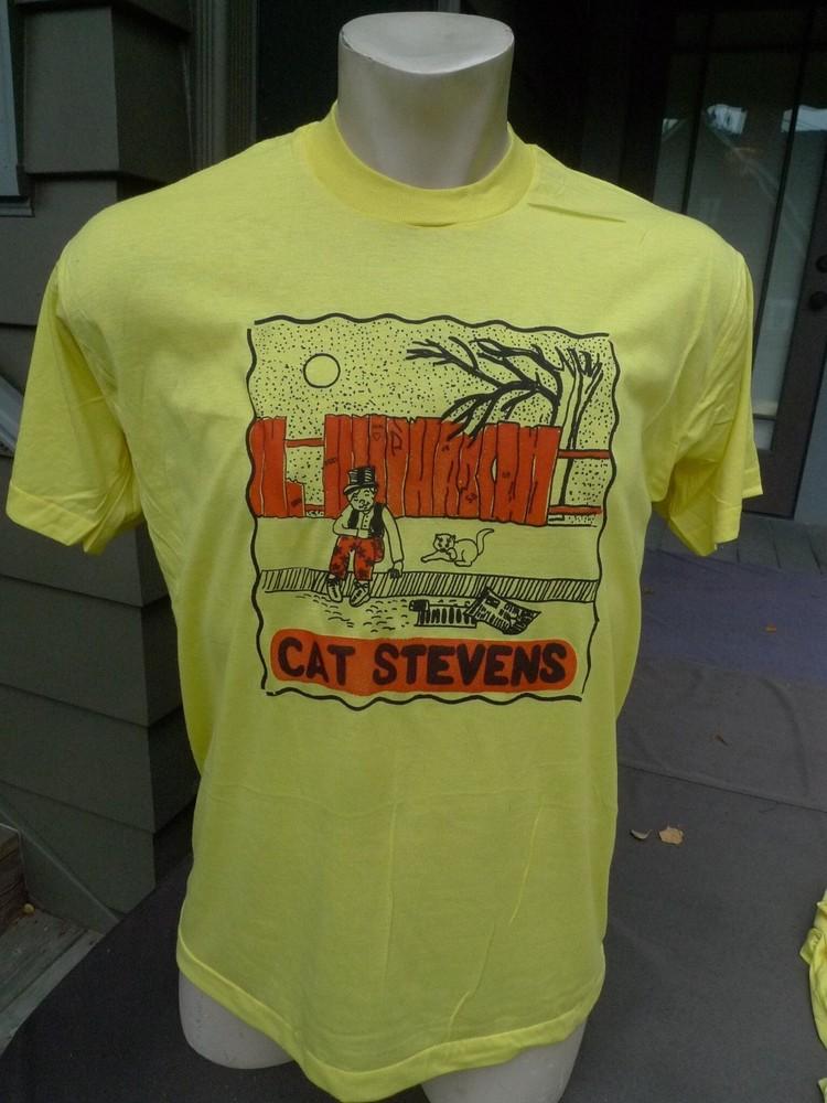 

Hot Cat Stevens Teaser and the Firecat Cotton Yellow S5XL Shirt ZL194 Unisex T-Shirt XXXXL