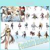 Exquisite Genshin Impact Acrylic Figure Stand Featuring Klee Keqing Ganyu For Desktop Display