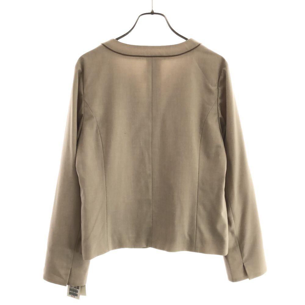 Unused BEAMS LIGHTS Made In Japan No Color Jacket 40 Beige Tagged Women Used