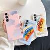 Cartoon Patterned Soft Silicone Case For Samsung A55 A35 S24 M35 Xiaomi Redmi Note 13 iPhone 15 Huawei Honor Realme Camera Protective Shockproof Cover