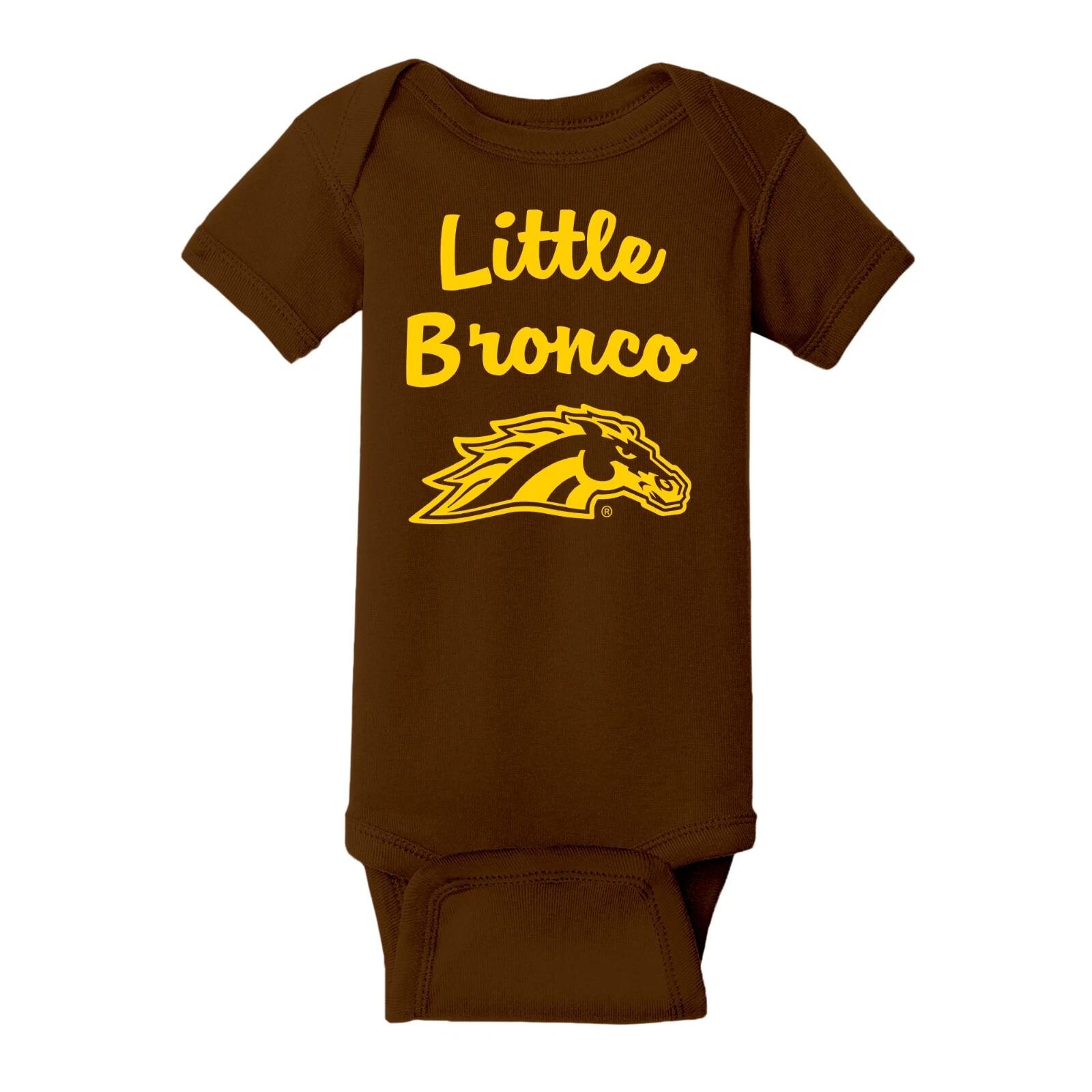 Western Michigan Little Broncos Creeper - Brown M