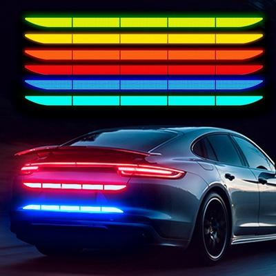 Reflexní výstražná bezpečnostní páska na auto Protisrážková výstražná reflexní nálepka na kufr automobilu