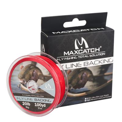 M MAXIMUMCATCH Maxcatch backinglijn voor vliegvissen set zwart zwart diep 100/300 yard (ongeveer. 90m) 20/30 pond (wit, geel, oranje, & wit, & geel,