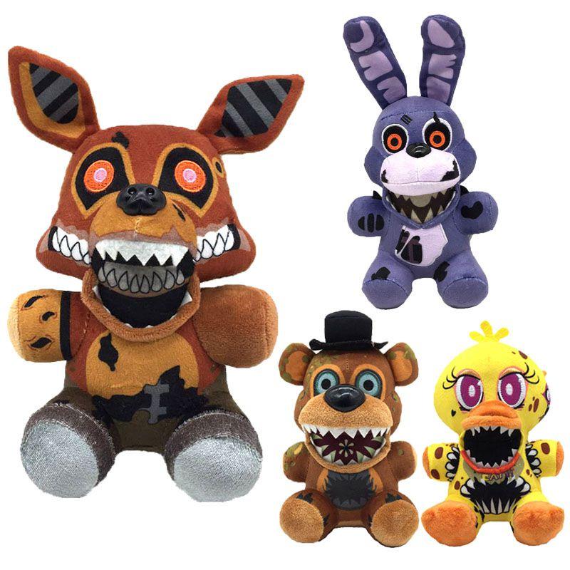 Entzückende Five Nights At Freddy's Plüschtiere mit Chica, Bonnie, Foxy und Freddy für Kinder