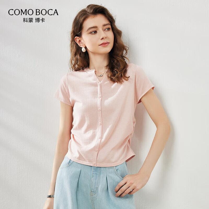 

Women s Silk Blend Short Sleeve Knit Top M