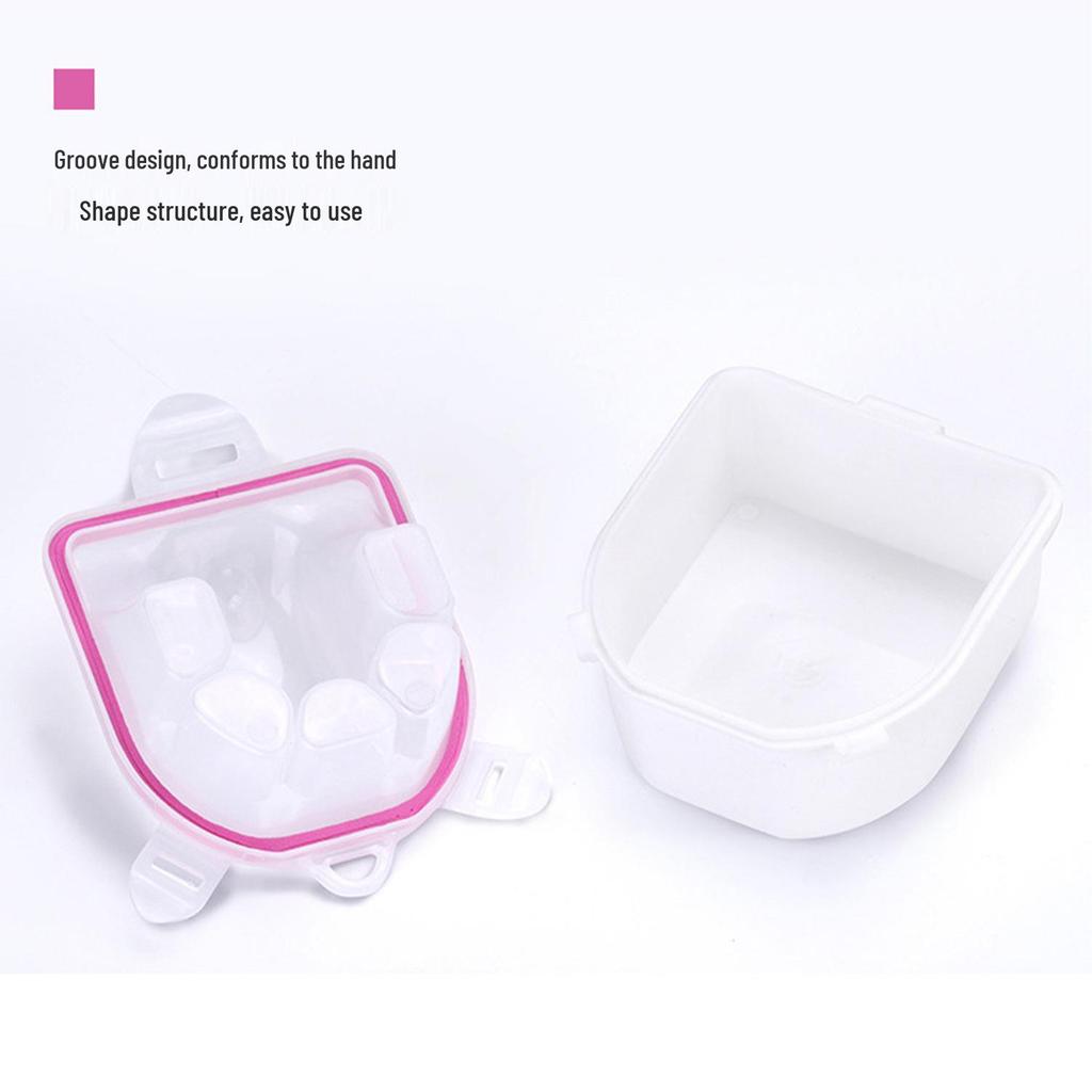 Wan Jia Xiu Dvouvrstvá manikúrní miska na ruce s exfoliačními a zjemňujícími nástroji