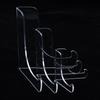 Acrylic Book Stand for Desk Transparent Shallow Support Display Easel Multipurpose Tablet Holder for Study and Reading Nooks