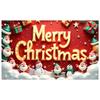 Party Banner Penguin Ornament Christmas Decoration Banner Merry Christmas Banner Lighted Design Christmas Backdrop For Home