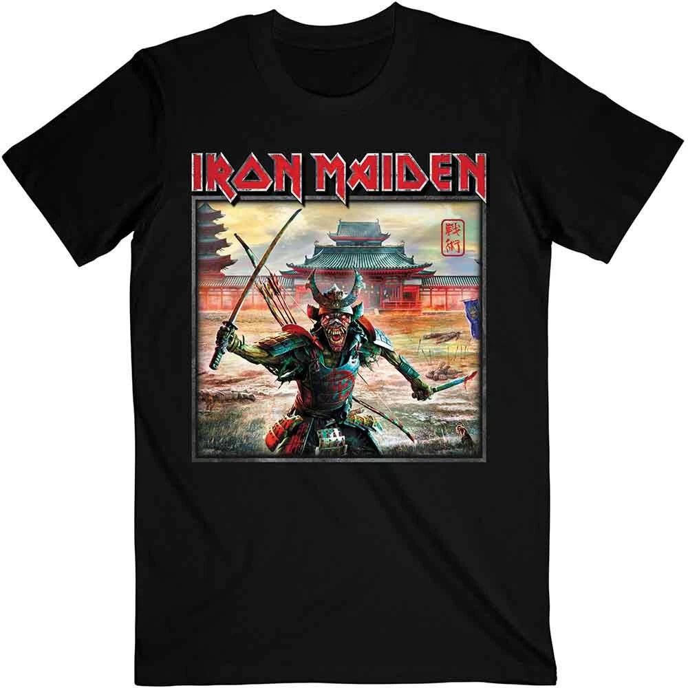 

Iron Maiden Senjutsu Album Palace Keyline Square T-Shirt Black New L